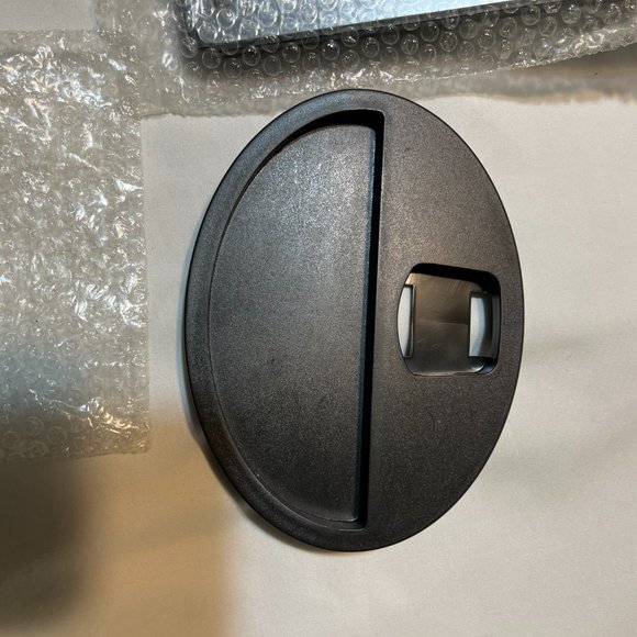 Black LED Mirror with Stand and Dimmer - Picture 6 of 7